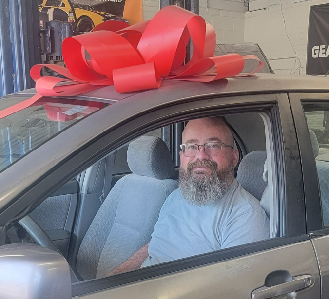 Program Car Recipient Erik Second Chances Garage, Inc.